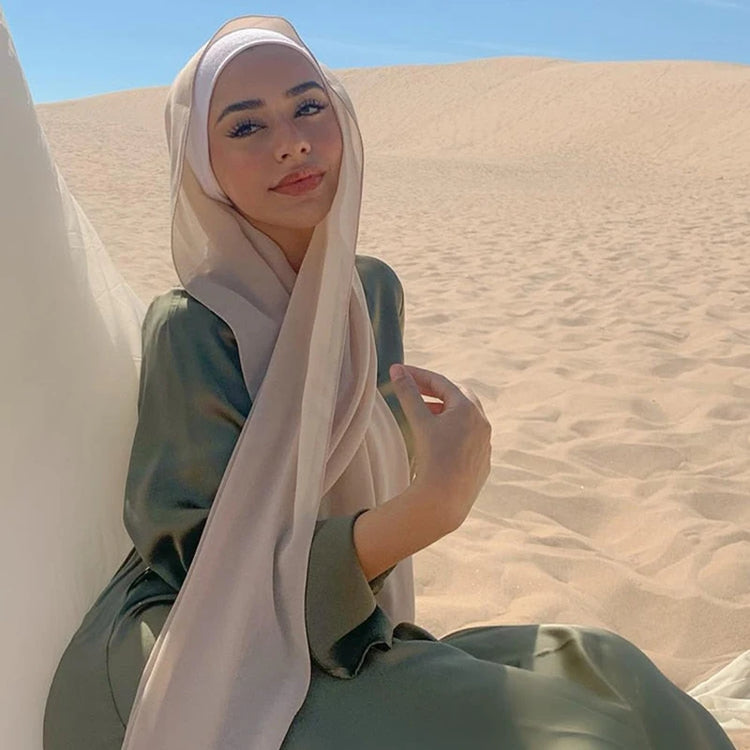 Women Muslim Chiffon Hijab Shawls Scarf - Lena & Miles Exquisite Boutique LLC.