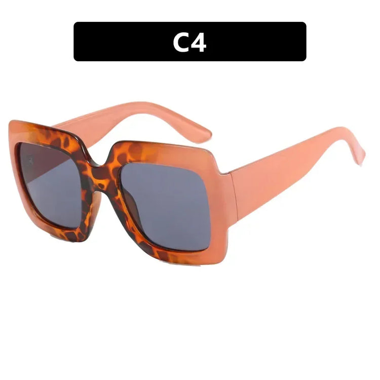 JNPCXI Oversized Square Sunglasses Women Fashion Shades UV400 Men Luxury Brand Designer Male Female Sun Glasses - Lena & Miles Exquisite Boutique LLC.