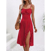 Summer Polka Dot Printed Women - Lena & Miles Exquisite Boutique LLC.
