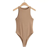 Jumper body suit Women casual Sexy Slim beach Jumpsuit Romper girl Bodysuit solid brand suit clothes clothing catsuit top para - Lena & Miles Exquisite Boutique LLC.