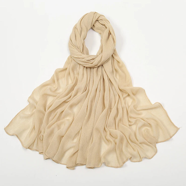 Shawls Solid Headscarf Wraps Big Size Plain Islam - Lena & Miles Exquisite Boutique LLC.