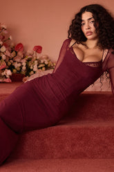 Mozision Elegant Sheer Long Sleeve Sexy - Lena & Miles Exquisite Boutique LLC.