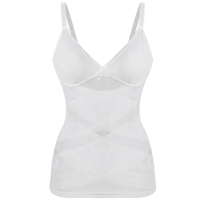 MISSMOLY Women Built in bra Shapewear Camisole Tummy Control Body Shaper Slimming Underwear Compression Corset Bustier Tank Tops - Lena & Miles Exquisite Boutique LLC.