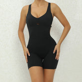 V Back One-Piece Suit Scrunch Sports Jumpsuit Women Gym Rompers Female Quick-Drying Yoga Clothing Fitness Sexy Bodysuits Women - Lena & Miles Exquisite Boutique LLC.