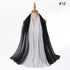 Two Color Crinkle Gradient Color Hijab Tie - Lena & Miles Exquisite Boutique LLC.
