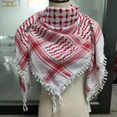 Fringed Arab Scarf Shemagh Head Wrap Arabian - Lena & Miles Exquisite Boutique LLC.