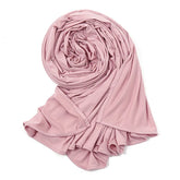 Easy To Wear Jersey Hijab Scarf Solid Color - Lena & Miles Exquisite Boutique LLC.