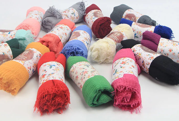 Muslim Hijab For Women Crinkle Hijab Scarf Soft - Lena & Miles Exquisite Boutique LLC.