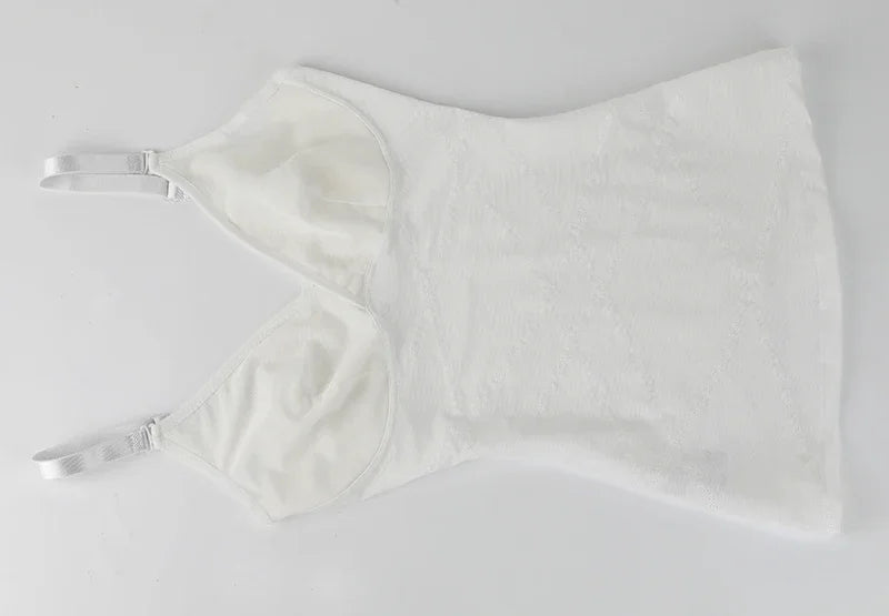 MISSMOLY Women Built in bra Shapewear Camisole Tummy Control Body Shaper Slimming Underwear Compression Corset Bustier Tank Tops - Lena & Miles Exquisite Boutique LLC.