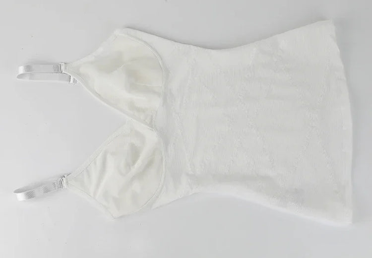 MISSMOLY Women Built in bra Shapewear Camisole Tummy Control Body Shaper Slimming Underwear Compression Corset Bustier Tank Tops - Lena & Miles Exquisite Boutique LLC.