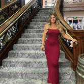 Mozision Spaghetti Strap Backless Bodycon - Lena & Miles Exquisite Boutique LLC.