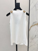 VGH American Retro Streetwear Tops for Women Square Collar Sleevelesss Patchwork Metal Buckle Waistcoat Female Summer Clothing - Lena & Miles Exquisite Boutique LLC.