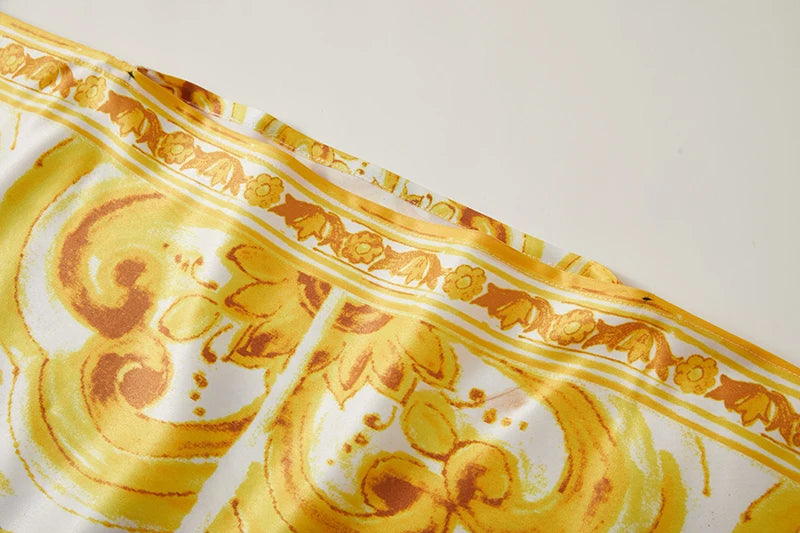 JAMERARY New Summer Holiday Golden Flower - Lena & Miles Exquisite Boutique LLC.