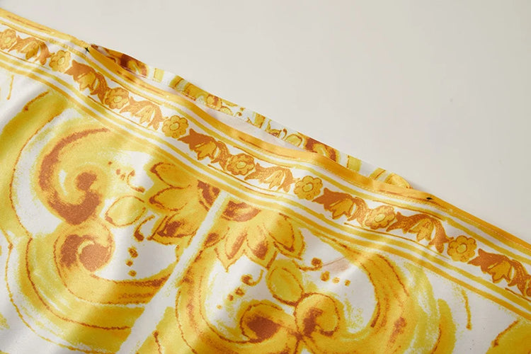 JAMERARY New Summer Holiday Golden Flower - Lena & Miles Exquisite Boutique LLC.