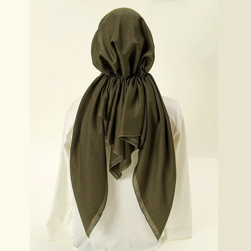 Wholesale Cotton Instant Muslim Hijab Inner Wrap Undercap Triangle Scarf Hijab Plain Islamic Turban Bonnet Soft Headband Hat - Lena & Miles Exquisite Boutique LLC.