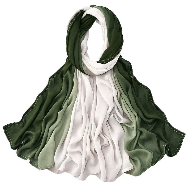 2024 Premium Gradient Rayon Modal Hijabs - Lena & Miles Exquisite Boutique LLC.