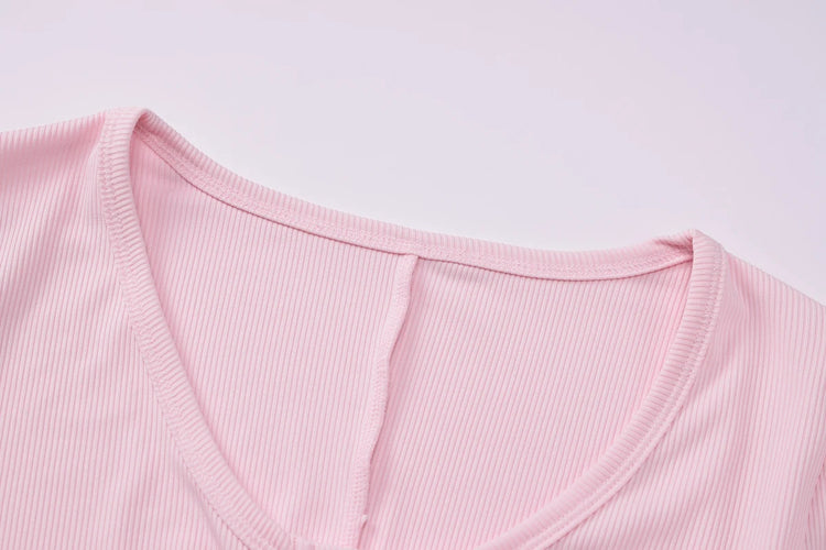 Dulzura Skinny Long Sleeve Playsuits Solid Bodycon Jumpsuits Rompers Evening Party Club Holiday Workout Sport Women Clothes Y2K - Lena & Miles Exquisite Boutique LLC.