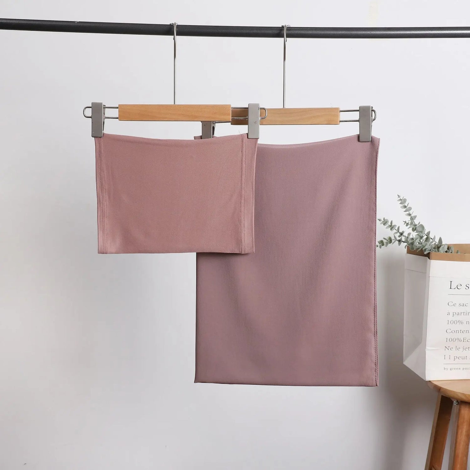 2 Piece Set Chiffon Hijab Matching Undercap - Lena & Miles Exquisite Boutique LLC.