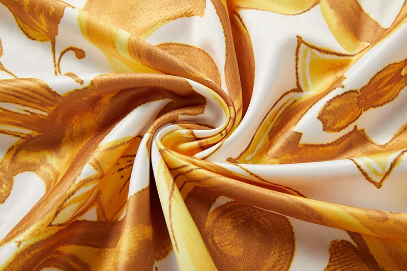 JAMERARY New Summer Holiday Golden Flower - Lena & Miles Exquisite Boutique LLC.