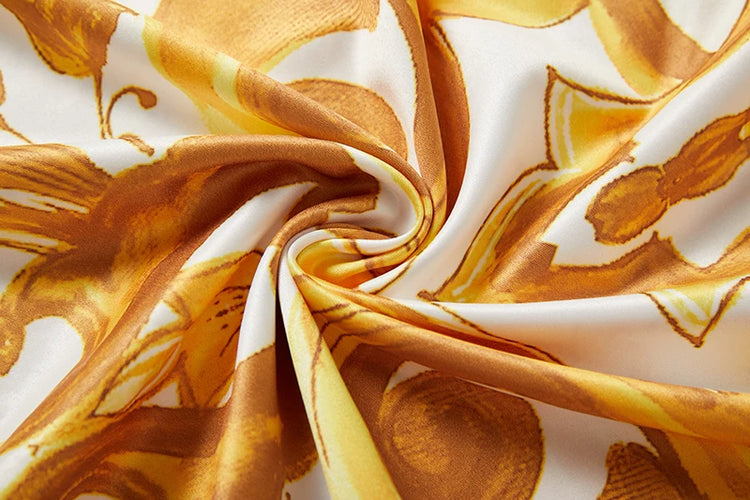 JAMERARY New Summer Holiday Golden Flower - Lena & Miles Exquisite Boutique LLC.