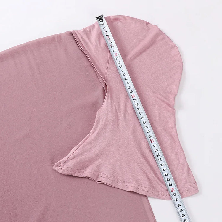 Full Cover Inner Muslim Chiffon Hijab Instant Scarf Islamic Cap Head Wear Caps Underscarf Bone Bonnet Headcover - Lena & Miles Exquisite Boutique LLC.