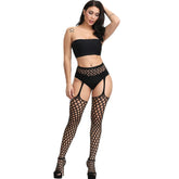 Lingerie Sexy Open Bare Crotch Netting - Lena & Miles Exquisite Boutique LLC.
