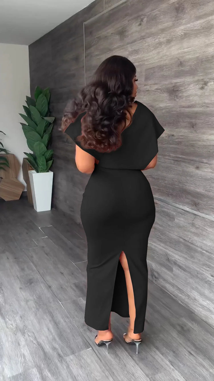 CM.YAYA Vintage Women Batwing Short Sleeve - Lena & Miles Exquisite Boutique LLC.