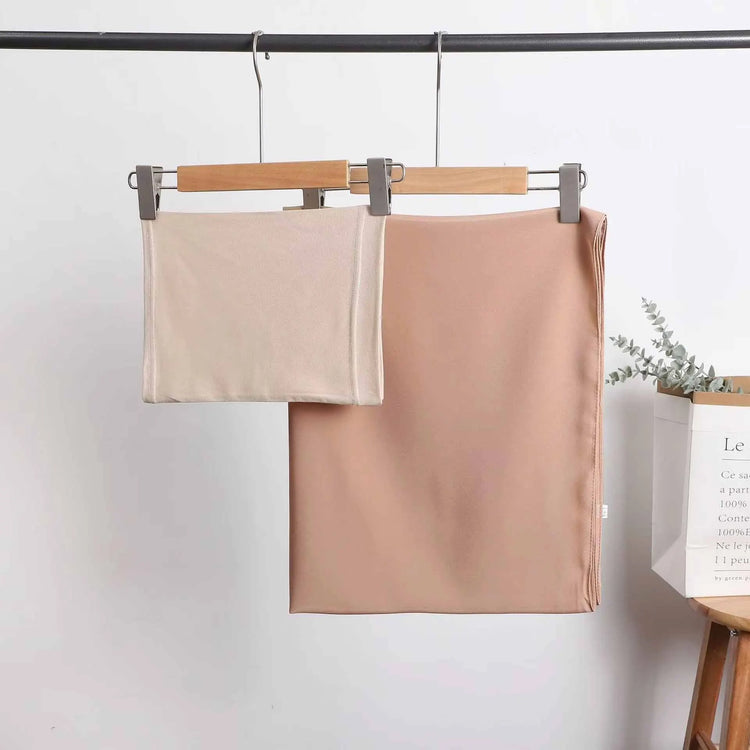 2 Piece Set Chiffon Hijab Matching Undercap - Lena & Miles Exquisite Boutique LLC.