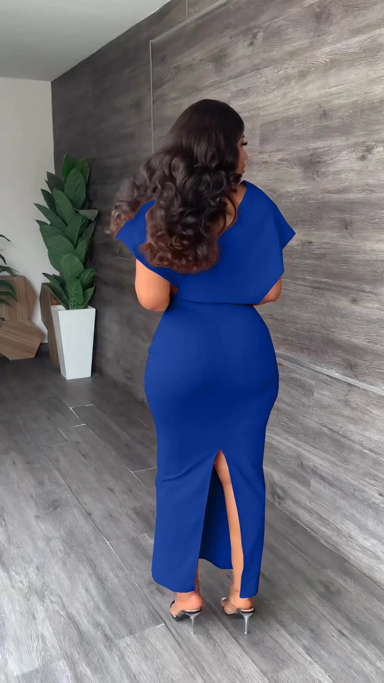 CM.YAYA Vintage Women Batwing Short Sleeve - Lena & Miles Exquisite Boutique LLC.