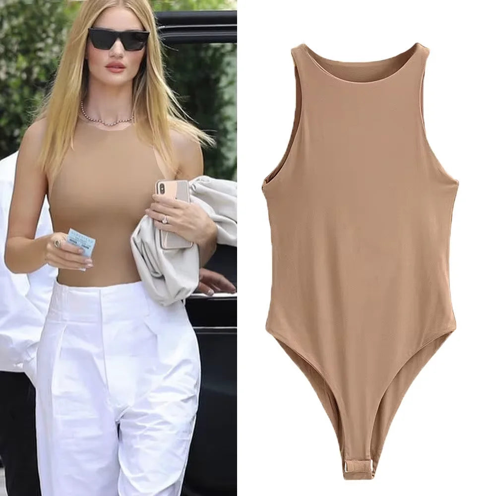 Jumper body suit Women casual Sexy Slim beach Jumpsuit Romper girl Bodysuit solid brand suit clothes clothing catsuit top para - Lena & Miles Exquisite Boutique LLC.