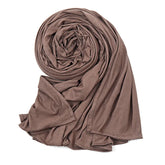 Easy To Wear Jersey Hijab Scarf Solid Color - Lena & Miles Exquisite Boutique LLC.