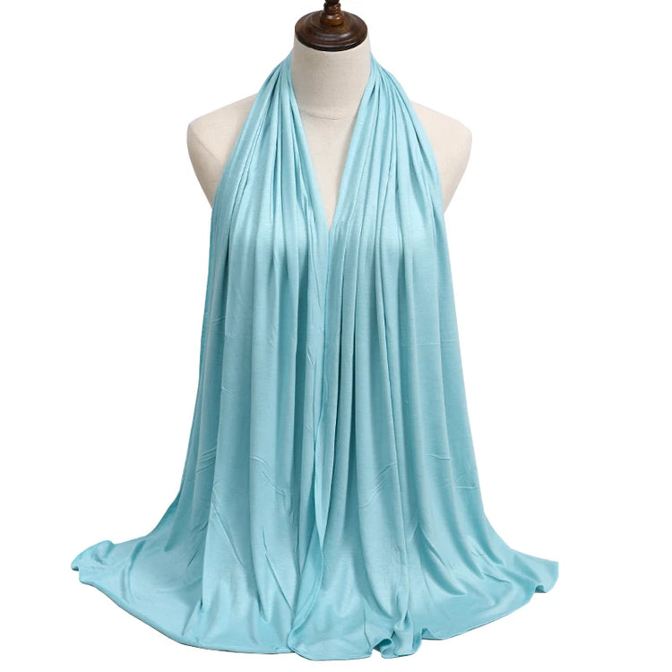 2023 New Modal Cotton Jersey Hijab Scarf Long - Lena & Miles Exquisite Boutique LLC.