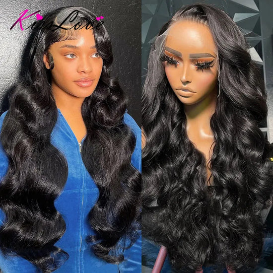 KissLove Body Wave 13x4/13x6 HD Lace Front Human Hair Wigs Pre Plucked 5x5 HD Lace Closure Wigs 360 Human Hair Lace Frontal Wig