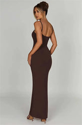 Mozision Spaghetti Strap Backless Bodycon - Lena & Miles Exquisite Boutique LLC.