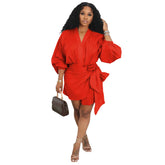 Mid Length Dress Women Dresses Slim Fit - Lena & Miles Exquisite Boutique LLC.