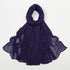Shawls Solid Headscarf Wraps Big Size Plain Islam - Lena & Miles Exquisite Boutique LLC.