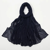 Shawls Solid Headscarf Wraps Big Size Plain Islam - Lena & Miles Exquisite Boutique LLC.
