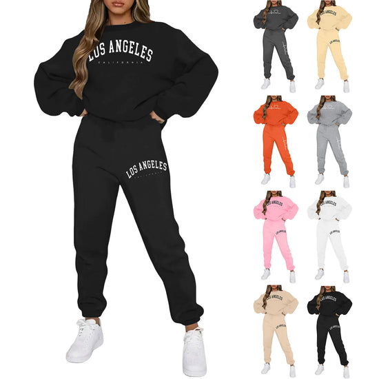 2025 New Ladies Tracksuit Aesthetic Designer Clothes Trend Sportswear High quality Hoodies Sweatpants 2 piece Outfits Women Sets