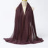 Ramadan Muslim Chiffon Hijabs For Woman Plain - Lena & Miles Exquisite Boutique LLC.