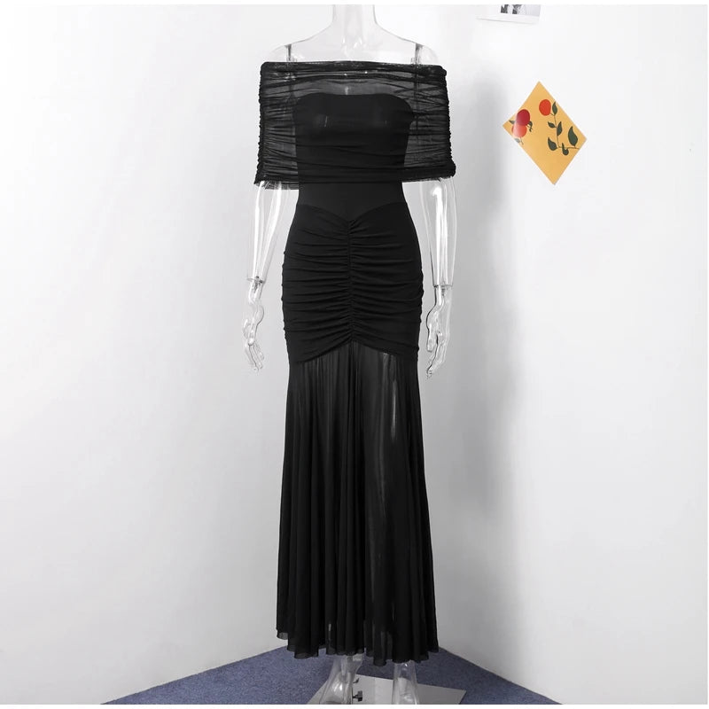 Elegant Dress Women Slim Sexy See Through - Lena & Miles Exquisite Boutique LLC.