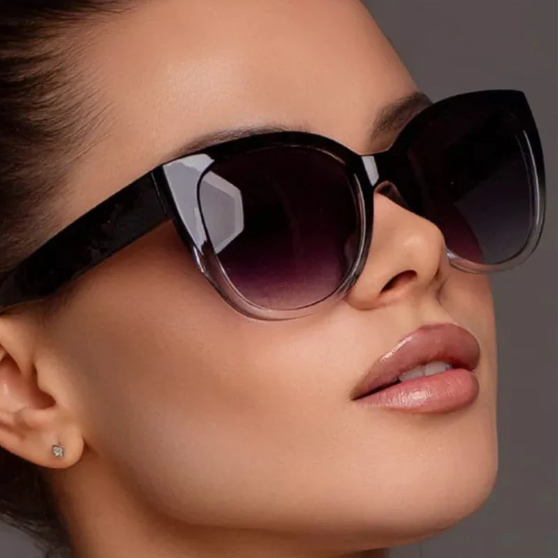 Retro Fashion Cat Eye Sunglasses Women Brand - Lena & Miles Exquisite Boutique LLC.