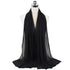 Women Muslim Chiffon Hijab Shawls Scarf Modal Cotton Jersey Hijabs Plain Soft For Woman Muslim Voile Head Wraps 70*180cm Islamic - Lena & Miles Exquisite Boutique LLC.
