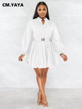 CM.YAYA Long Sleeve with Belt Single Breasted - Lena & Miles Exquisite Boutique LLC.