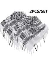 Hunting Arab Keffiyeh Shemagh Scarf Cotton Winter Shawl Neck Warmer Cover Head Wrap Windproof Outdoor Camping Scarf Men Women - Lena & Miles Exquisite Boutique LLC.