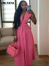 CM.YAYA Women Short Sleeve Tie Up Open Waist - Lena & Miles Exquisite Boutique LLC.