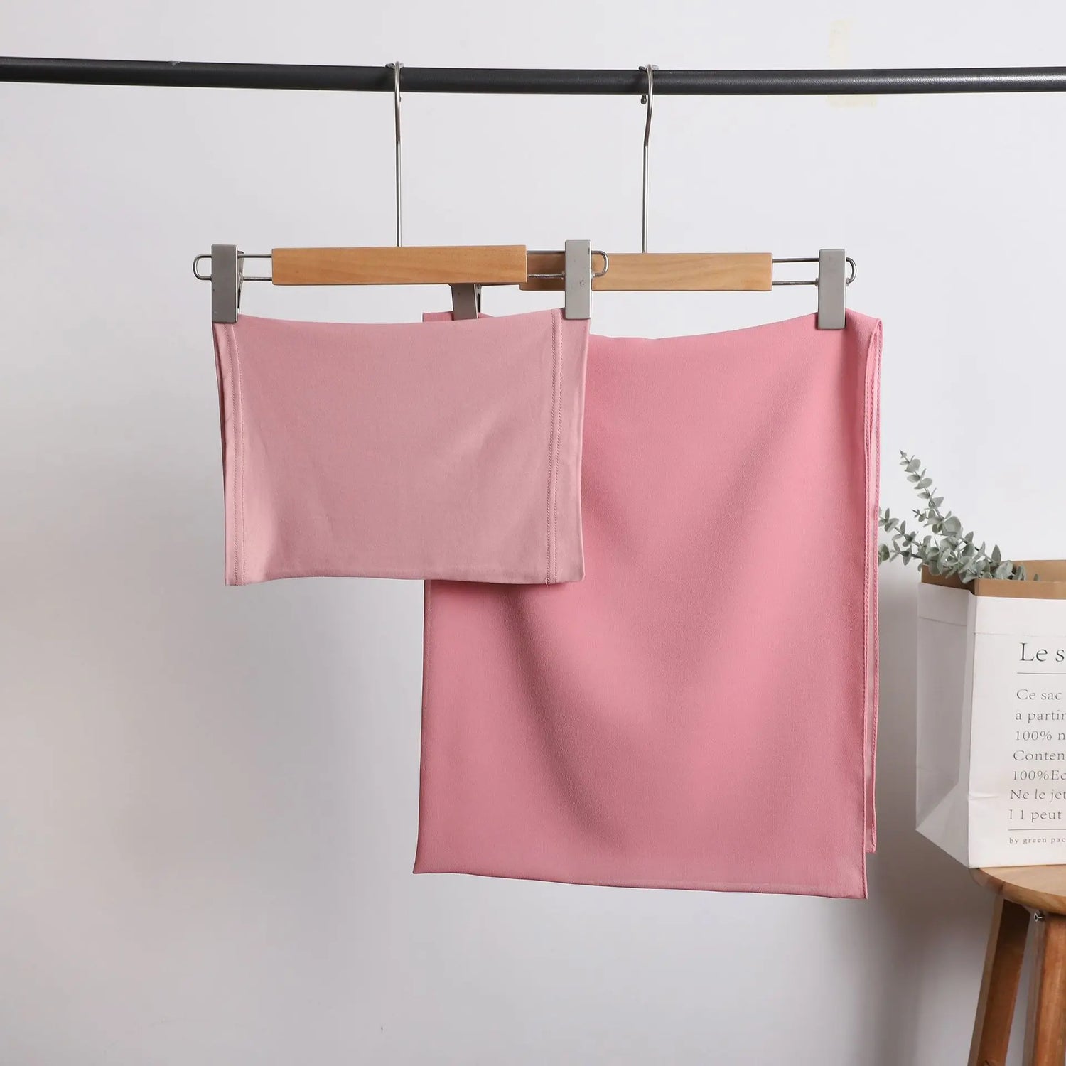 2 Piece Set Chiffon Hijab Matching Undercap - Lena & Miles Exquisite Boutique LLC.