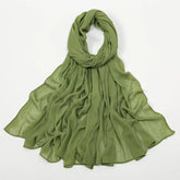 Shawls Solid Headscarf Wraps Big Size Plain Islam - Lena & Miles Exquisite Boutique LLC.