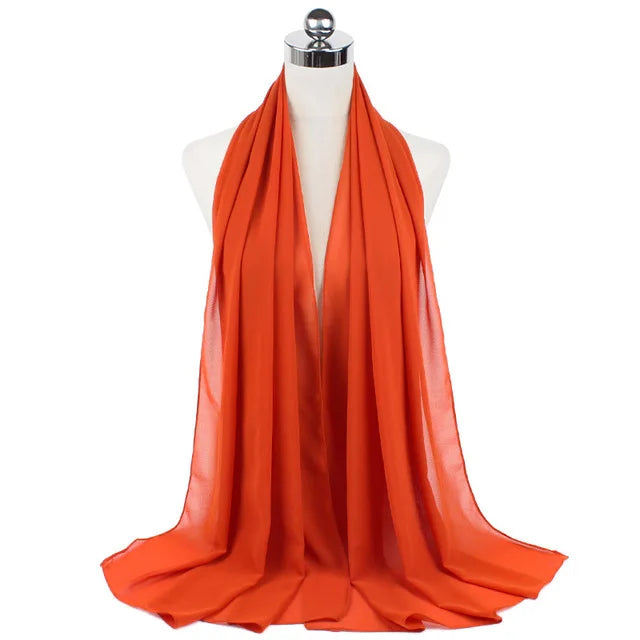 Women Muslim Chiffon Hijab Shawls Scarf - Lena & Miles Exquisite Boutique LLC.
