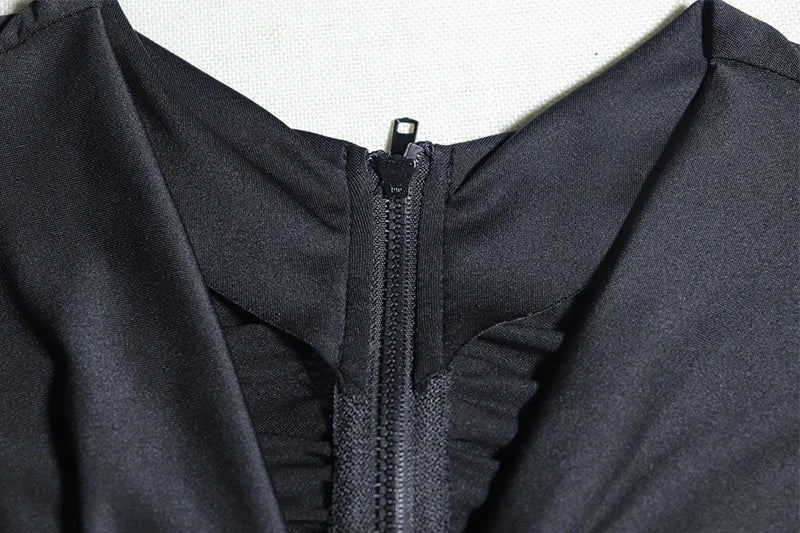 Weird Puss Floral Tassel Women Dress Ruched - Lena & Miles Exquisite Boutique LLC.