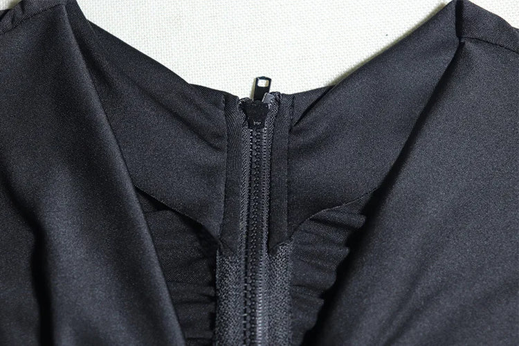 Weird Puss Floral Tassel Women Dress Ruched - Lena & Miles Exquisite Boutique LLC.